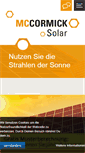 Mobile Screenshot of mccormick-solar.de